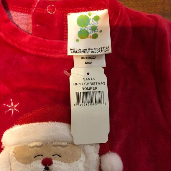 Santa Clause, Baby's First Christmas Sleeper, Size 6 months, NWT - Picture 5 of 5